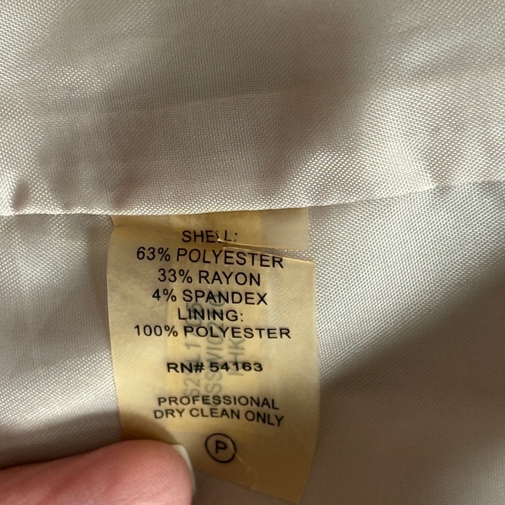 Calvin Klein Pencil Skirt -Beige/Cream Size 2 - Picture 9 of 9
